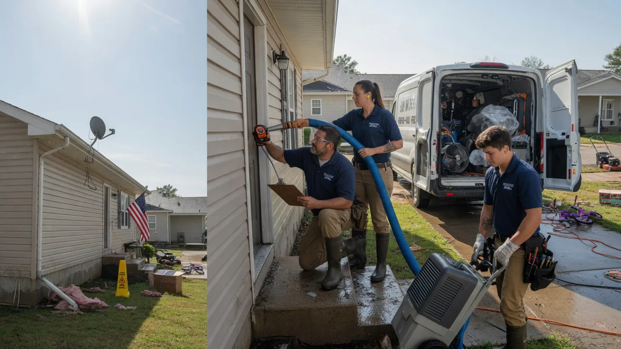 Ceiling Water Damage Restoration in Elwood, IL near me